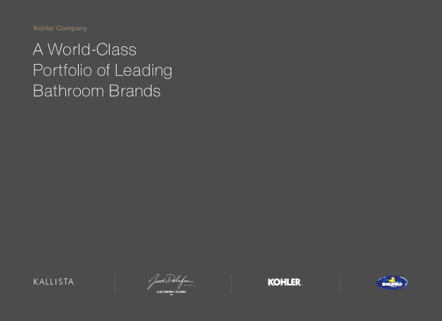 Kohler Co. Bathroom Brands (2016)