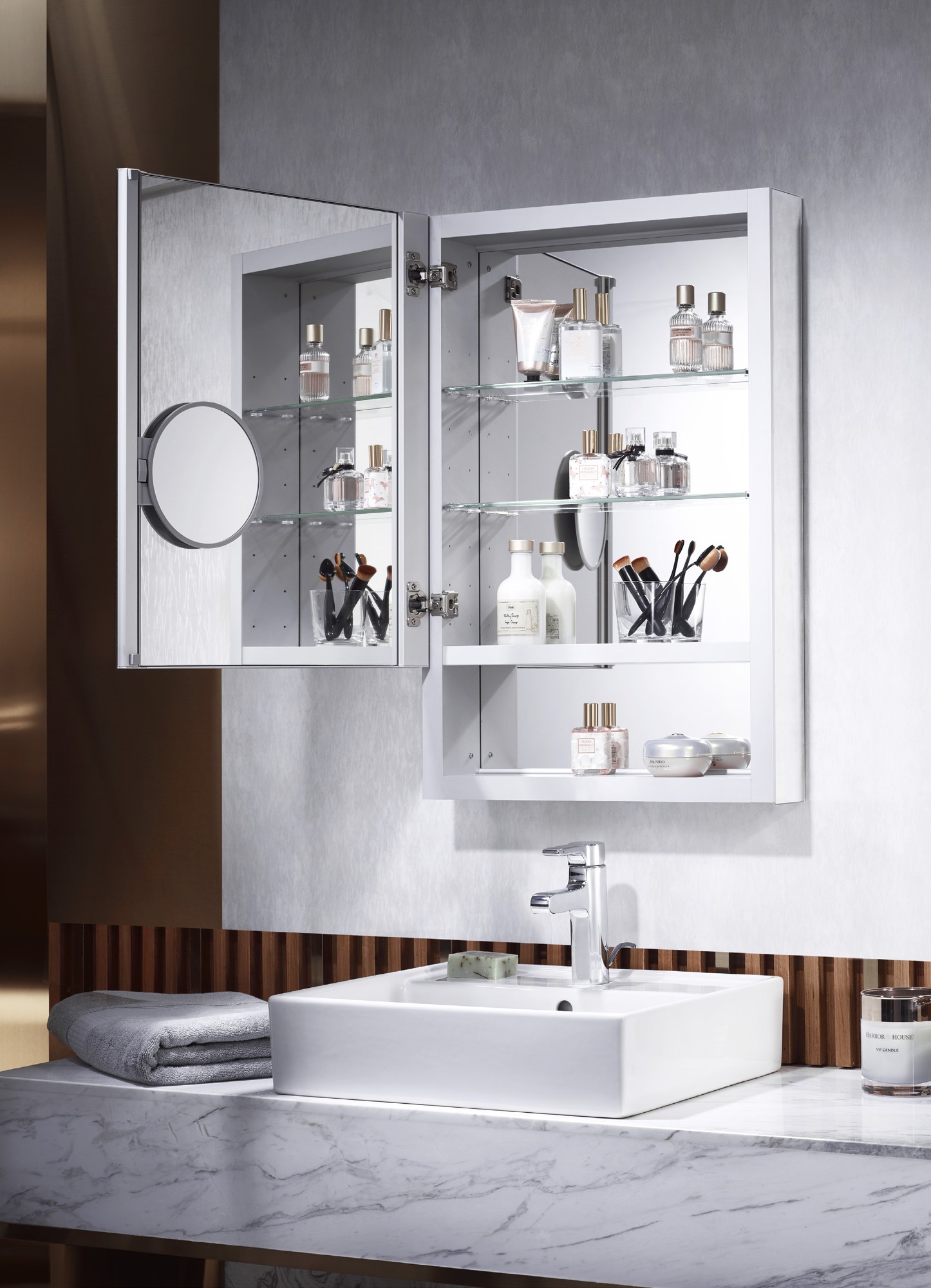 ベルデラ ミラーキャビネットW900 シェルフ | KOHLER/コーラー